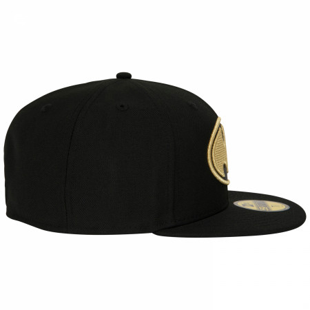 Batman Black and Gold Colorway New Era 59Fifty Fitted Hat